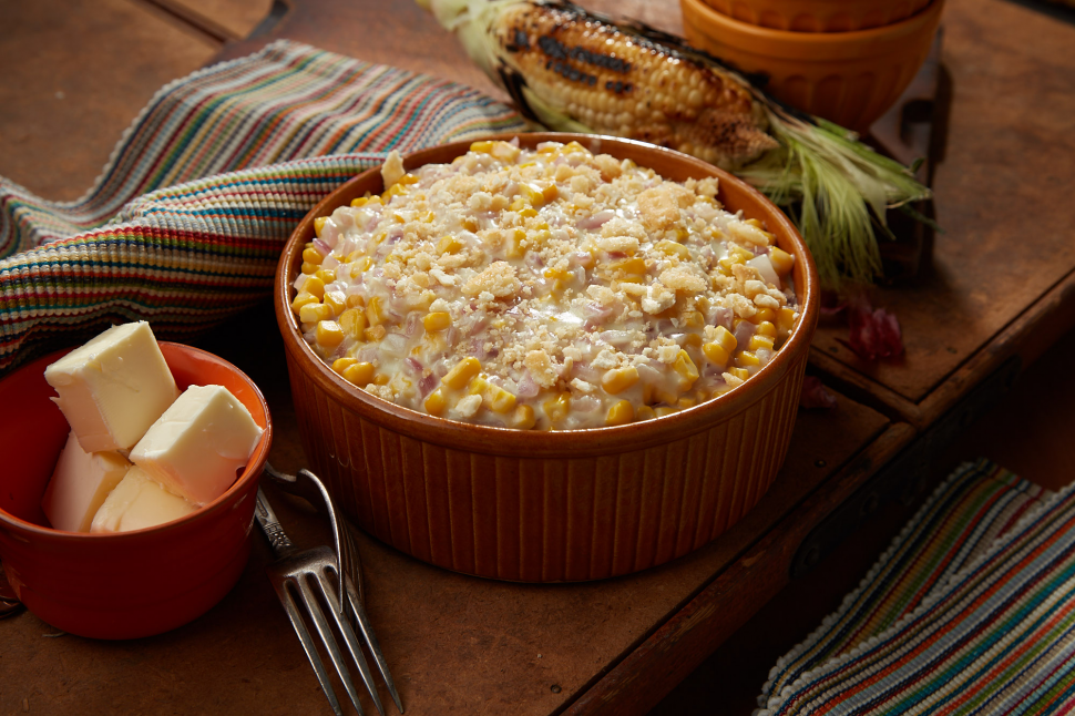 Indulgent Scalloped Corn