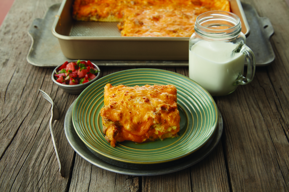 Cheddar Cheese Breakfast Casserole