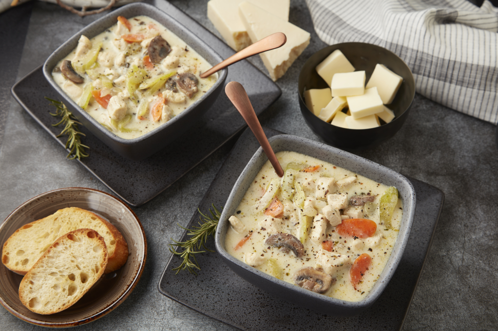 Italian Chicken & Mushroom Soup